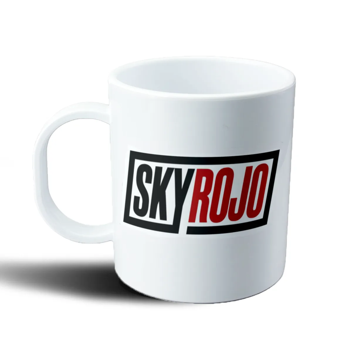 Taza de Plástico Sky Rojo Logo - vista 2