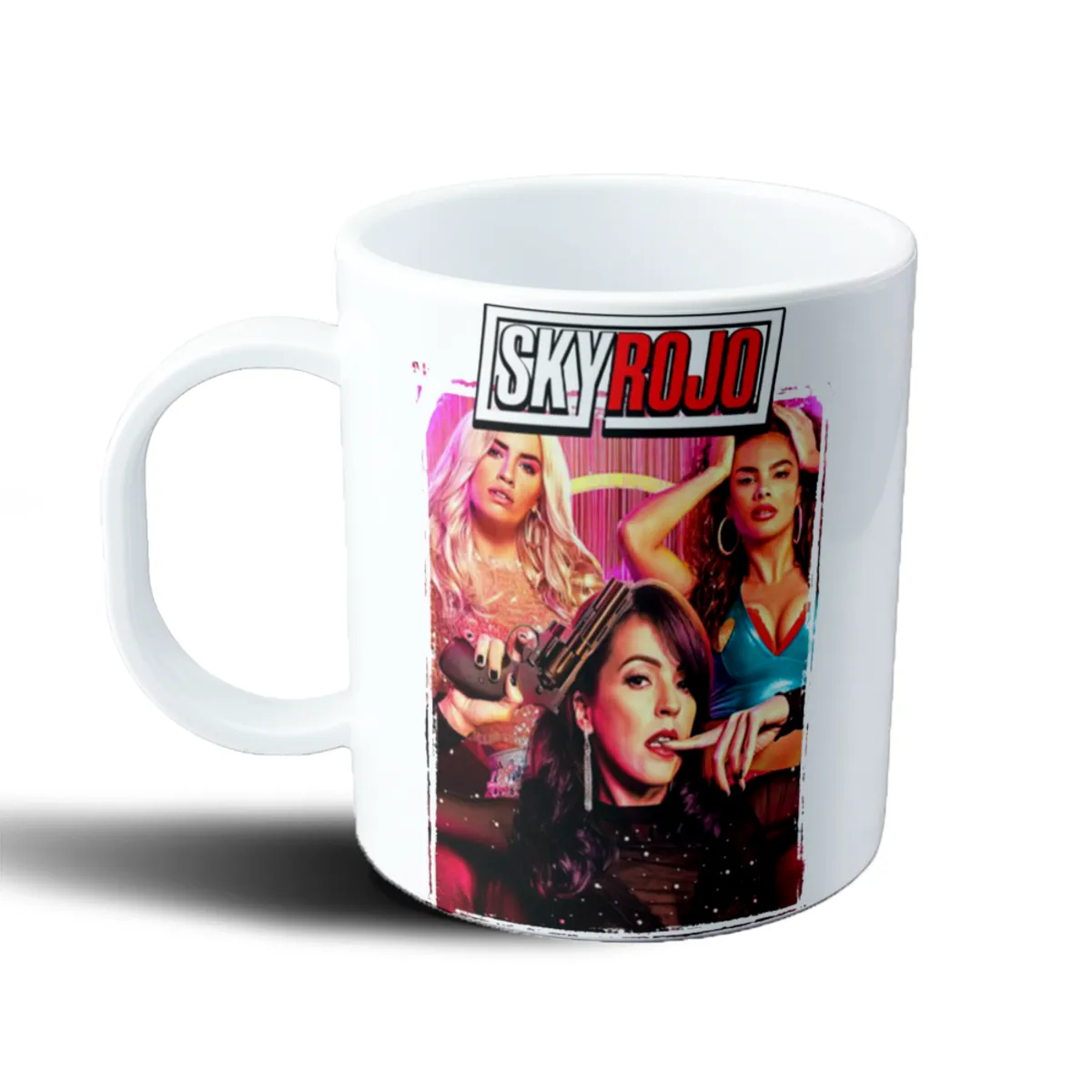 Taza de Plástico Sky Rojo Trío de Protagonistas - vista 2