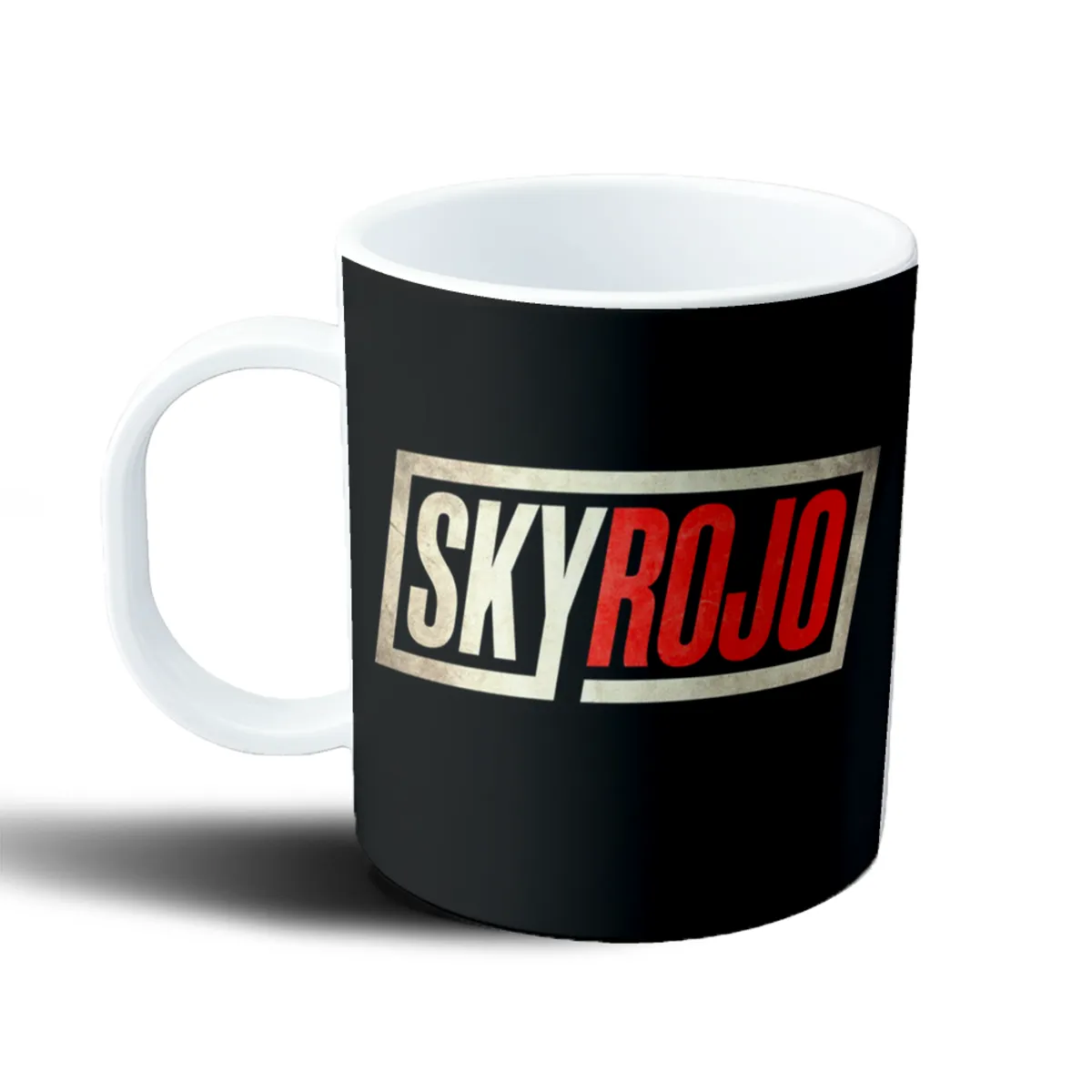 Taza de Plástico Sky Rojo Logo - vista 2