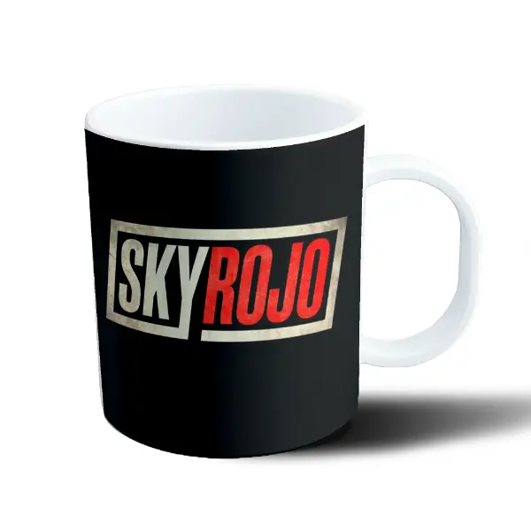 Taza de Plástico Sky Rojo Logo