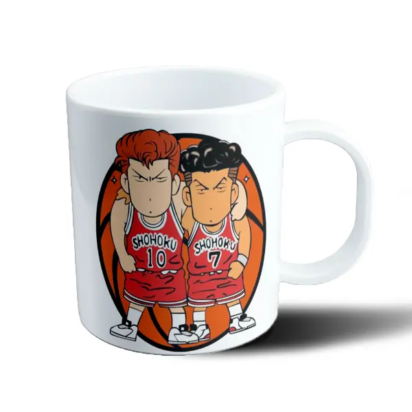 Taza de Plástico Slam Dunk Sakuragi y Rukawa Shohoku