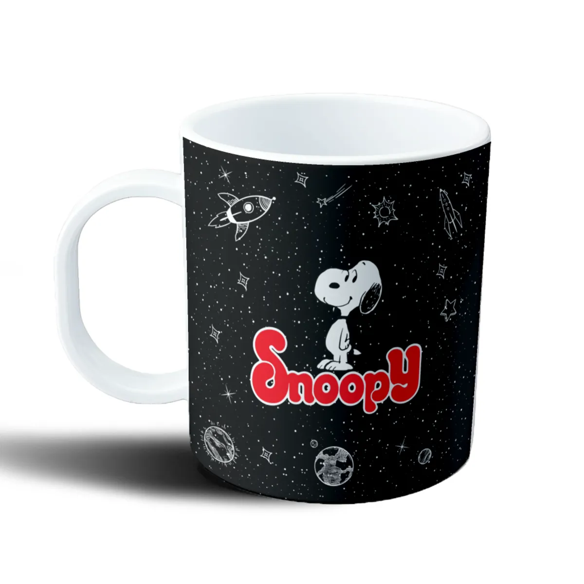 Taza de Plástico Snoopy Astronauta en la Luna con Woodstock - vista 2