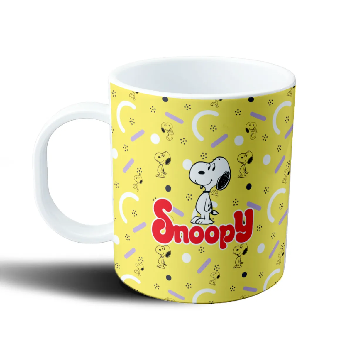 Taza de Plástico Snoopy HOME Amarilla - vista 2