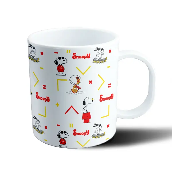 Taza de Plástico Snoopy Pattern Cool Astronauta Skater