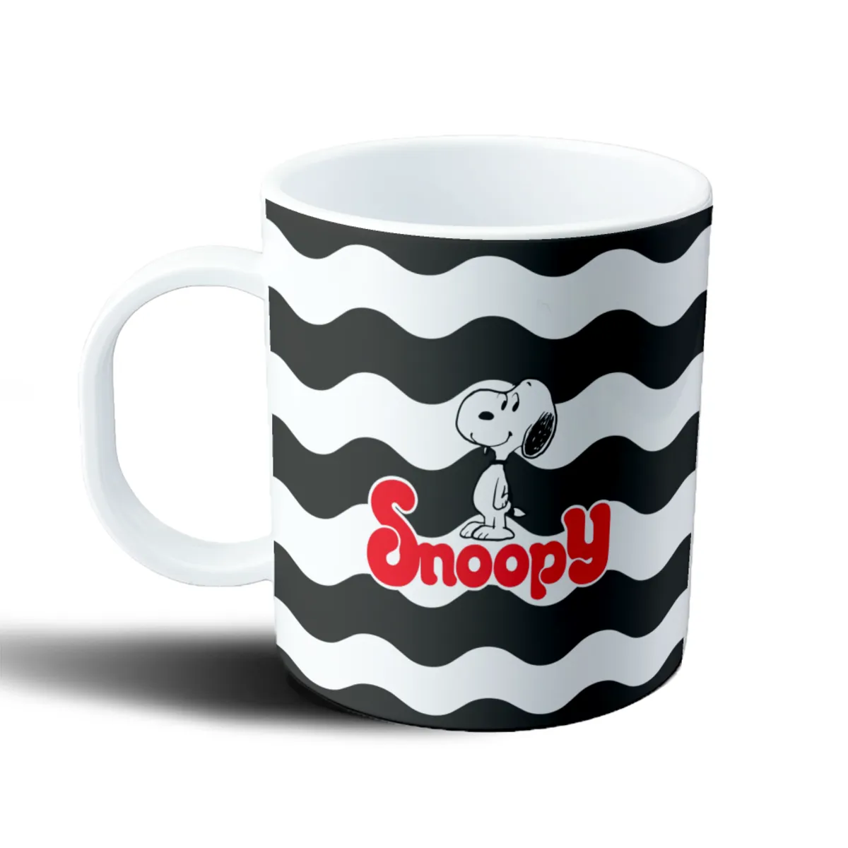 Taza de Plástico Snoopy y Woodstock sobre su casucha - vista 2