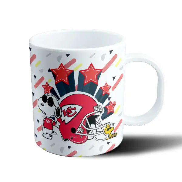 Taza de Plástico Snoopy Kansas City Chiefs Casco