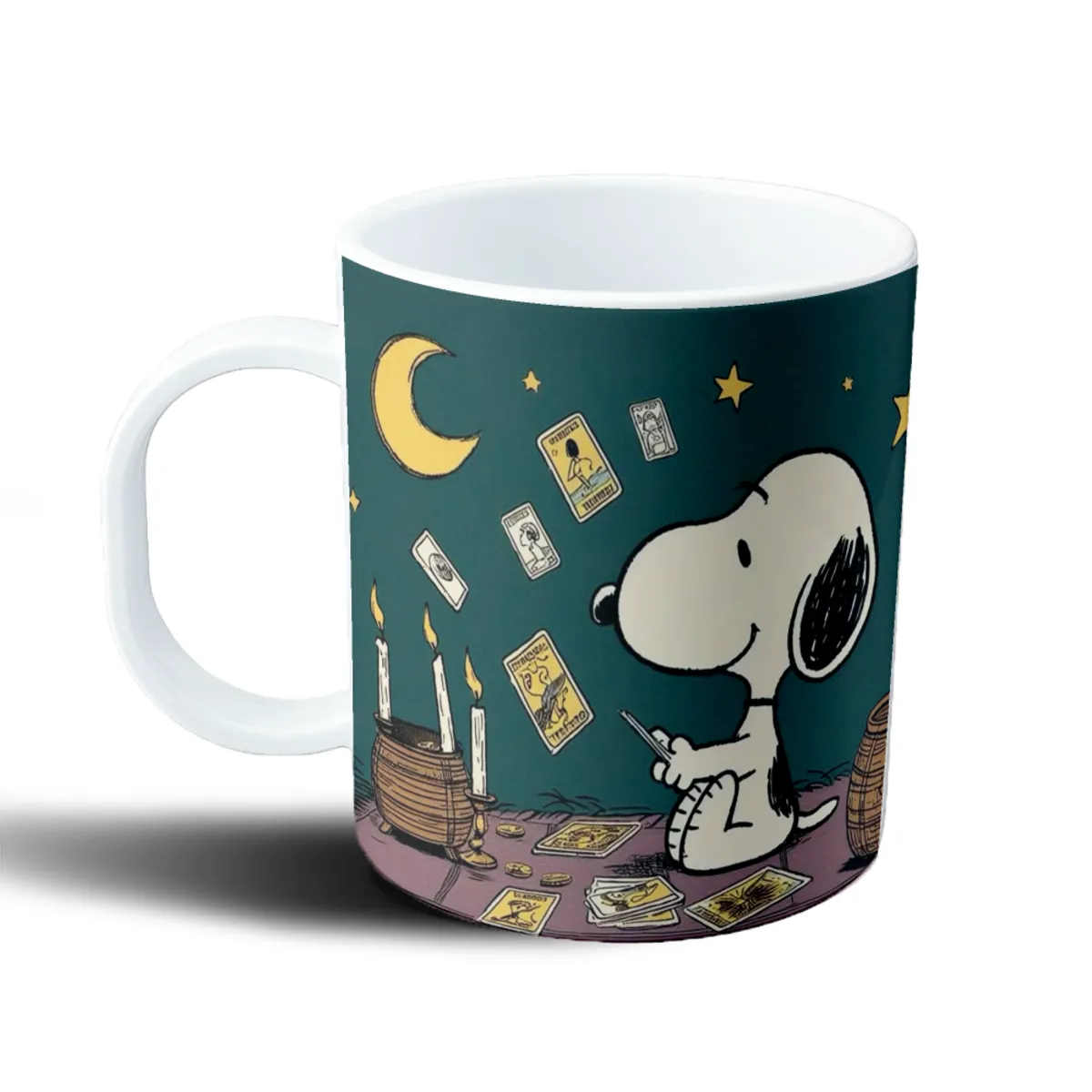 Taza de Plástico Snoopy Lectura de Tarot - vista 2