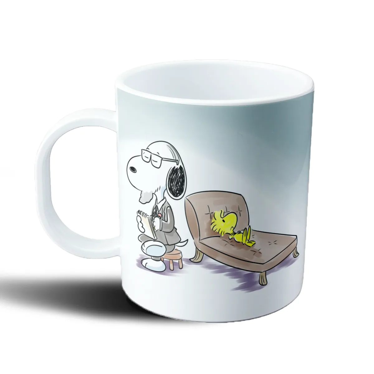 Taza de Plástico Snoopy Psicólogo con Woodstock - vista 2