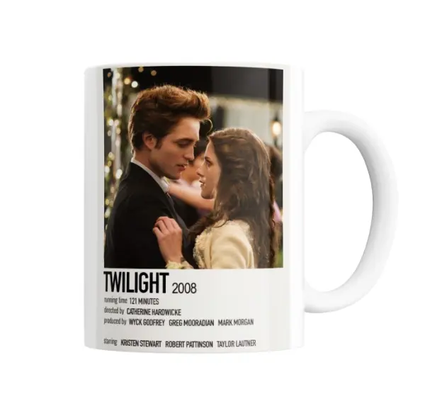 Taza de Cerámica Crepusculo Twilight Poster Película 2008