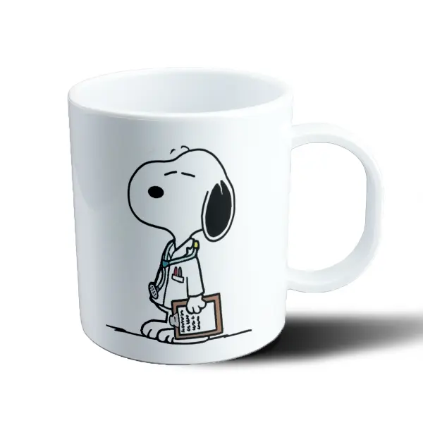 Taza de Plástico Snoopy Doctor Médico