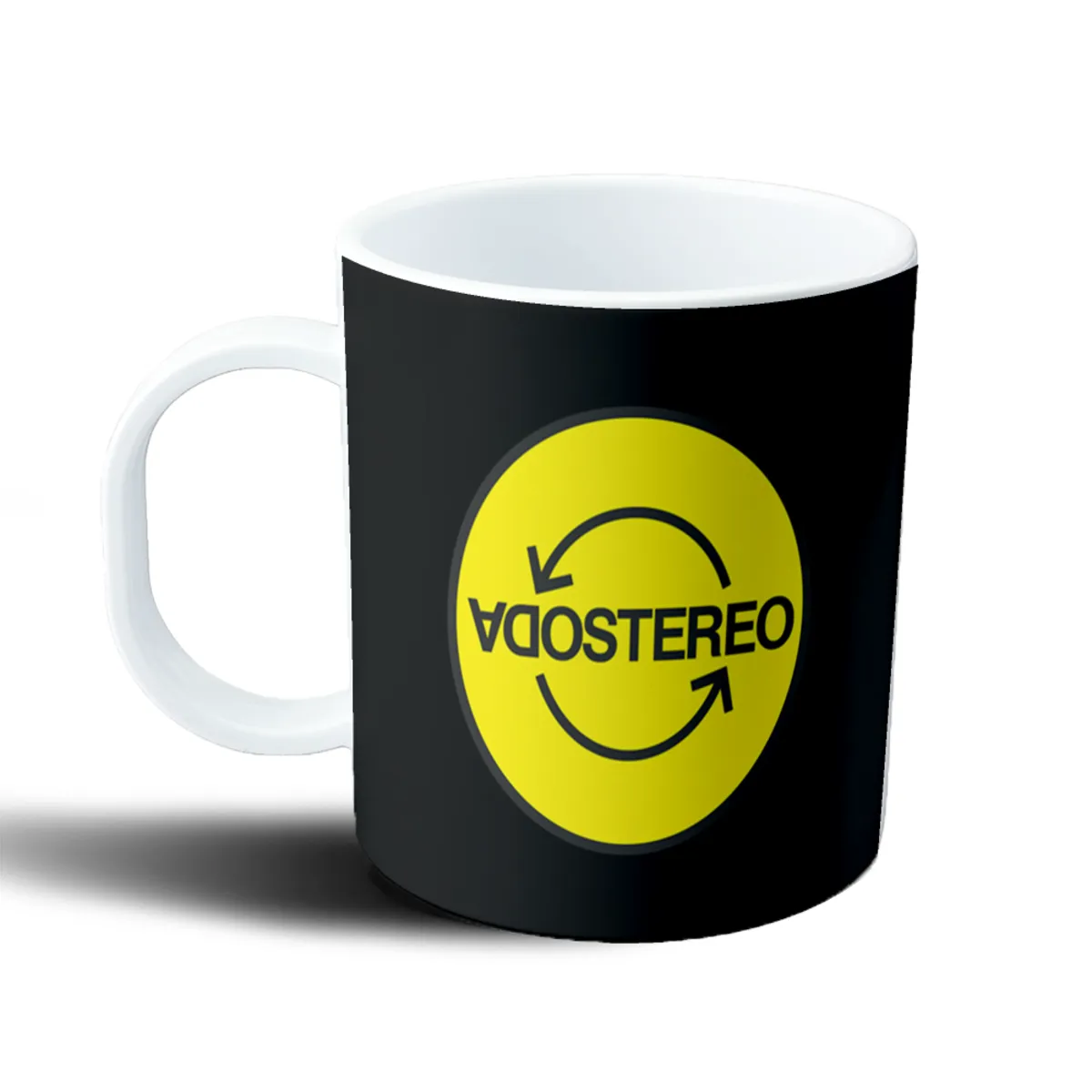 Taza de Plástico Soda Stereo Logo Circular Amarillo - vista 2