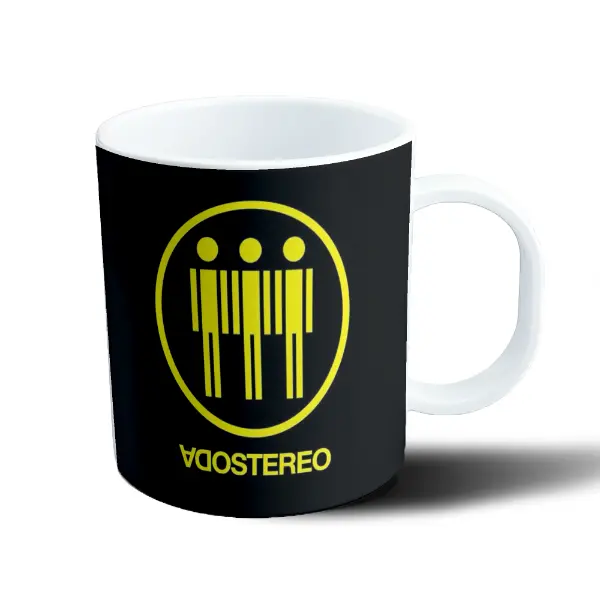 Taza de Plástico Soda Stereo Logo Amarillo
