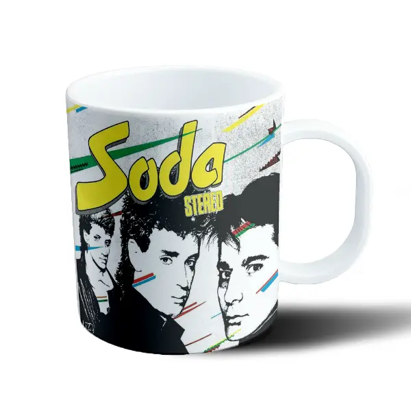 Taza de Plástico Soda Stereo Tapa de Disco