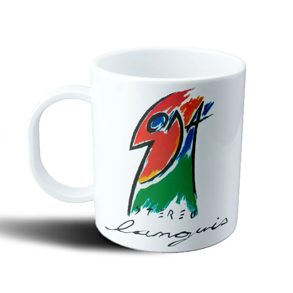 Taza de Plástico Soda Stereo Logo Ave Colores - vista 2