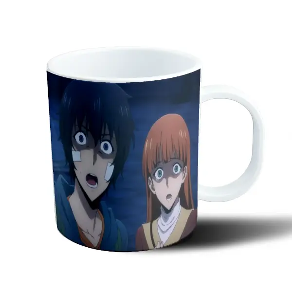 Taza de Plástico Solo Leveling Personajes Sorprendidos
