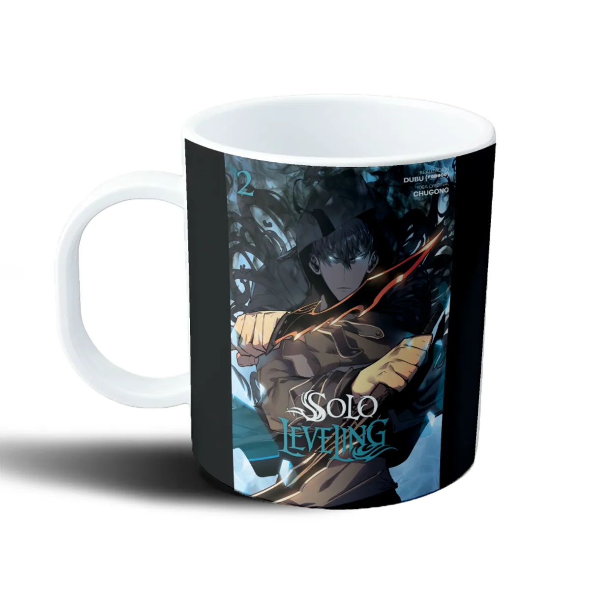 Taza de Plástico Solo Leveling Sung Jin-Woo Portada Volumen 2 - vista 2
