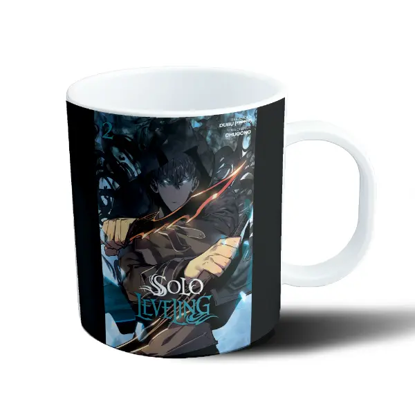 Taza de Plástico Solo Leveling Sung Jin-Woo Portada Volumen 2