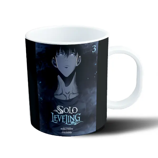 Taza de Plástico Solo Leveling Sung Jin-Woo Portada Vol 3