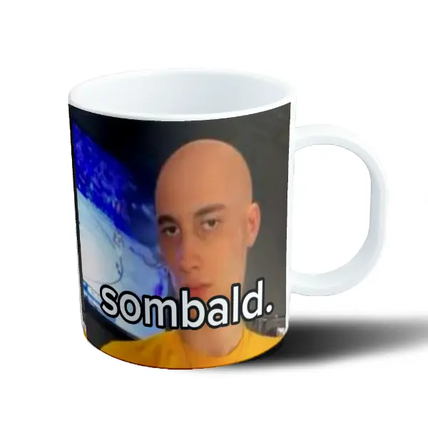 Taza de Plástico Meme Sombald Sombr