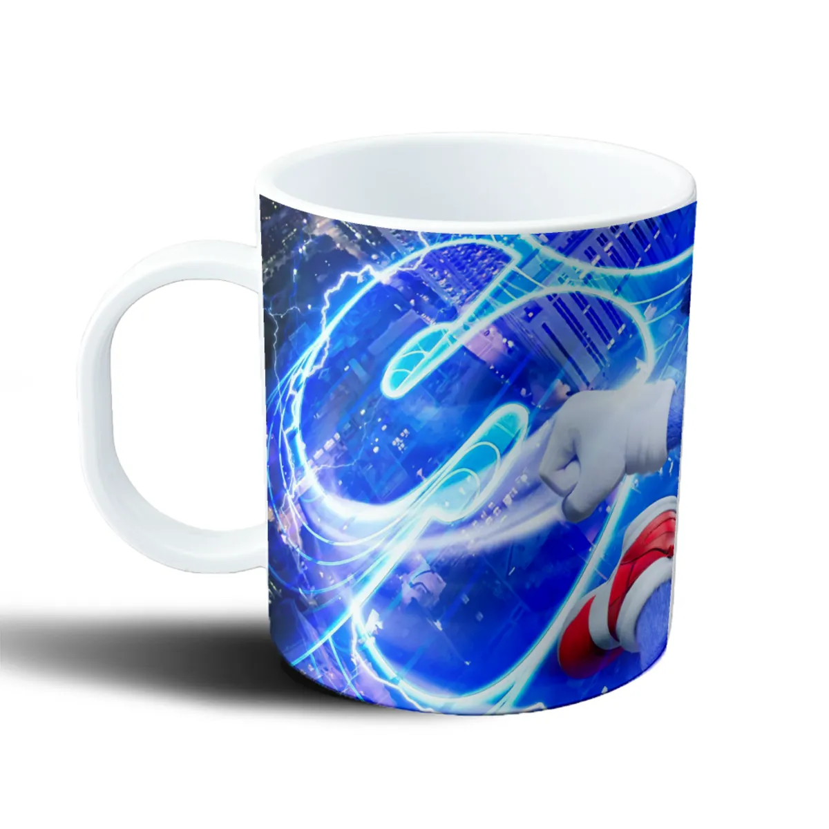 Taza de Plástico Sonic Película Mirada Intensa - vista 2