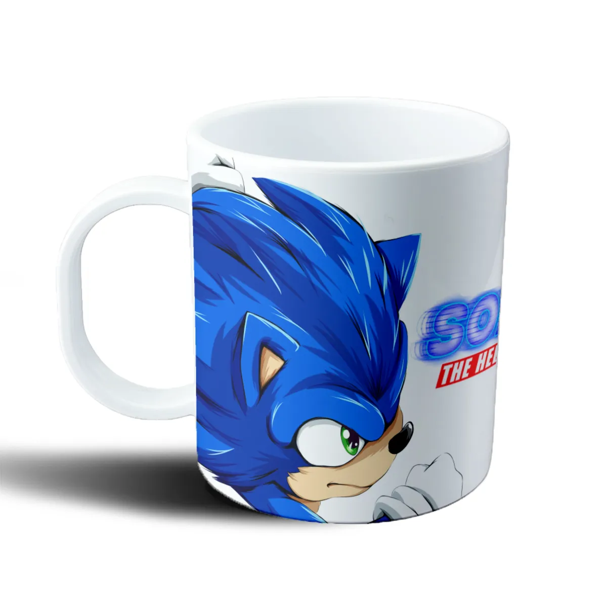 Taza de Plástico Sonic Knuckles Mirada Furiosa - vista 2