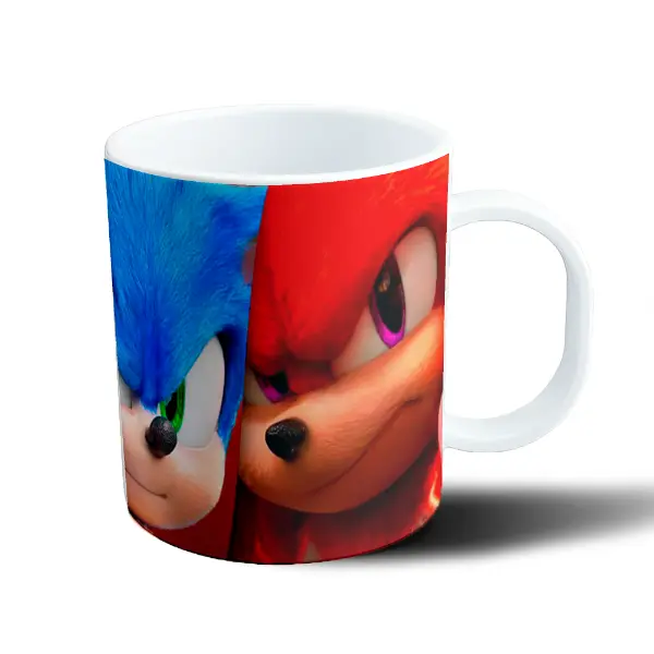 Taza de Plástico Sonic Primer Plano