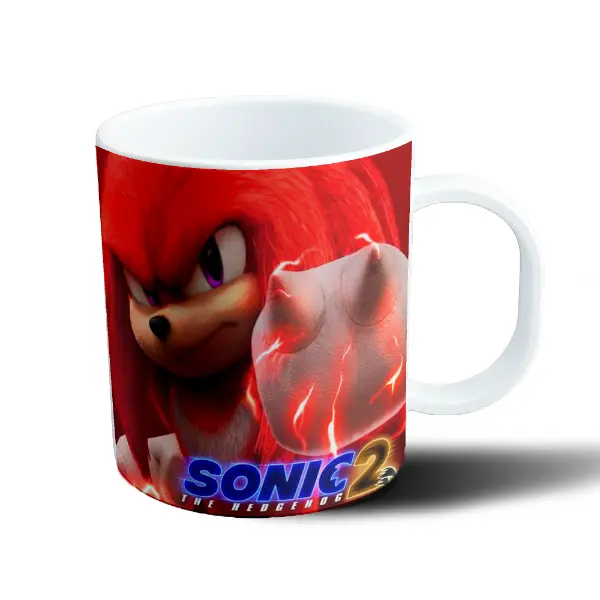 Taza de Plástico Sonic 2 Knuckles