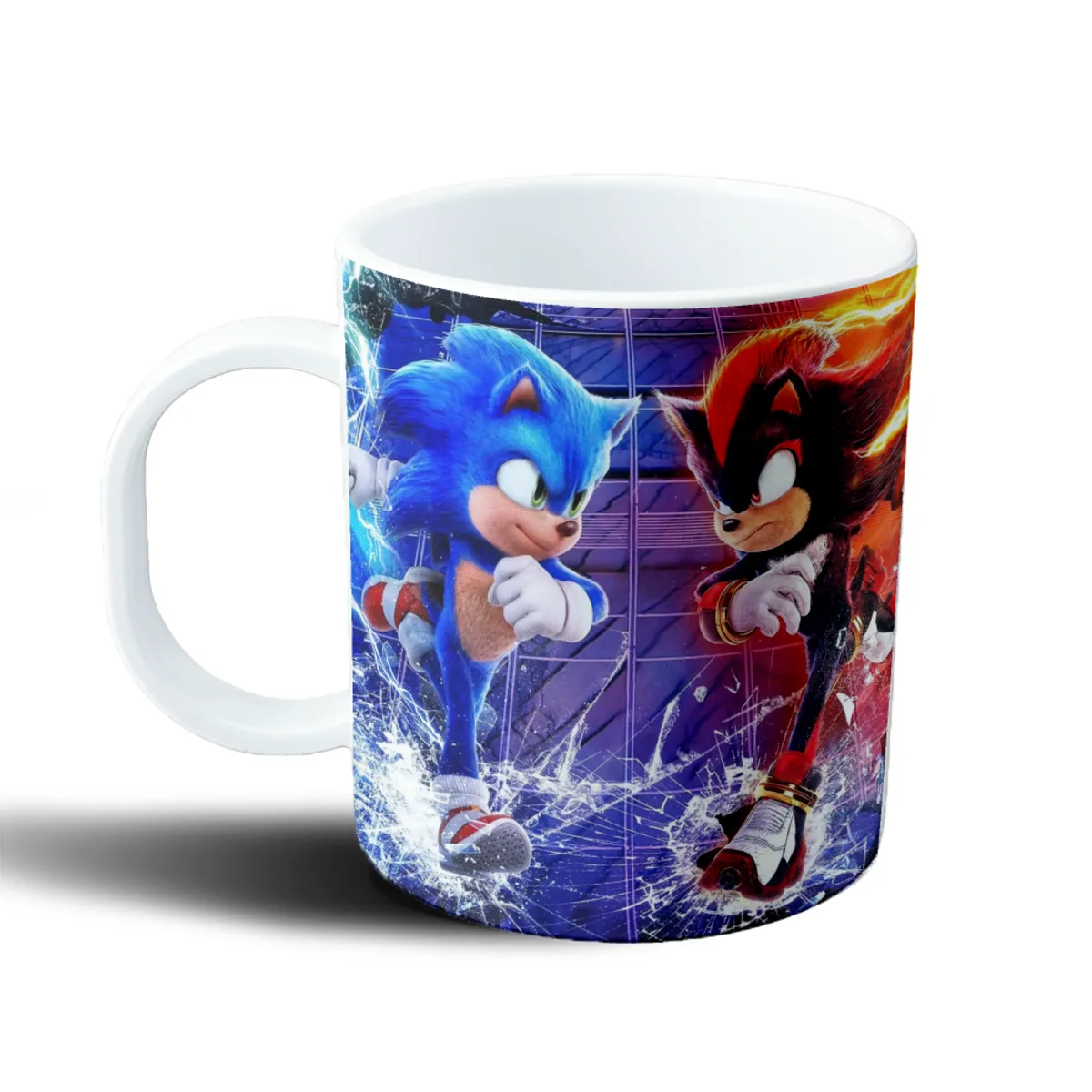 Taza de Plástico Sonic Shadow Película - vista 2