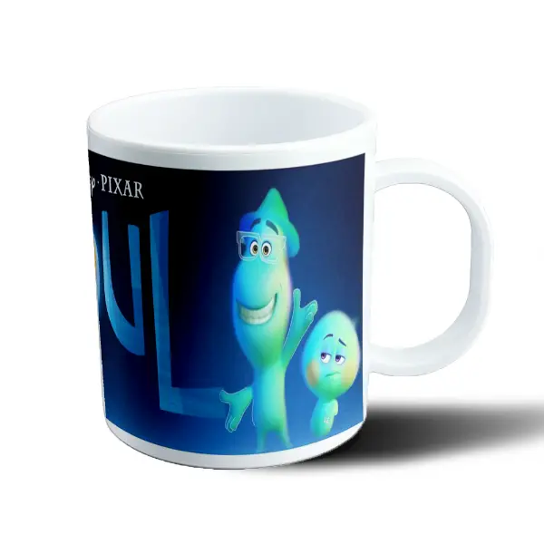 Taza de Plástico Soul Joe Gardner y Mr. Mittens