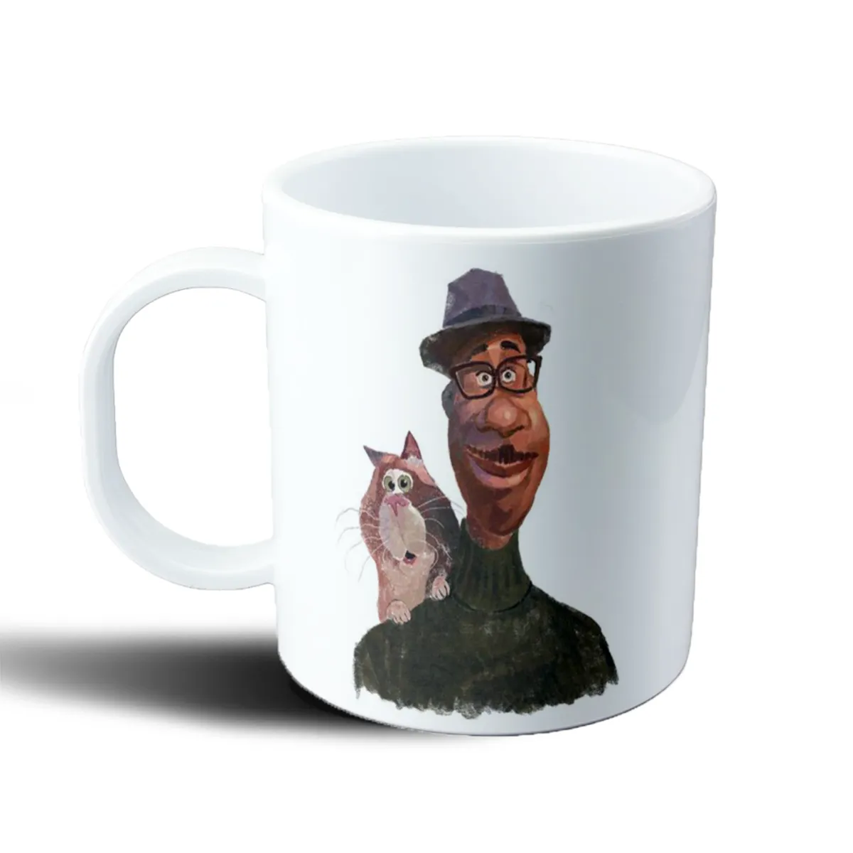 Taza de Plástico Soul Joe Gardner y Mr. Mittens - vista 2