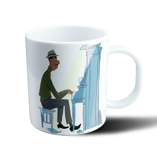 Taza de Plástico Soul Joe Gardner Tocando el Piano