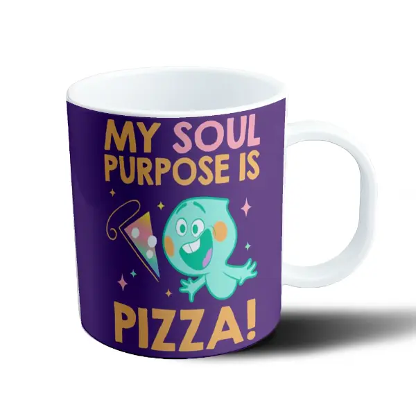 Taza de Plástico Soul Mi Propósito Es la Pizza