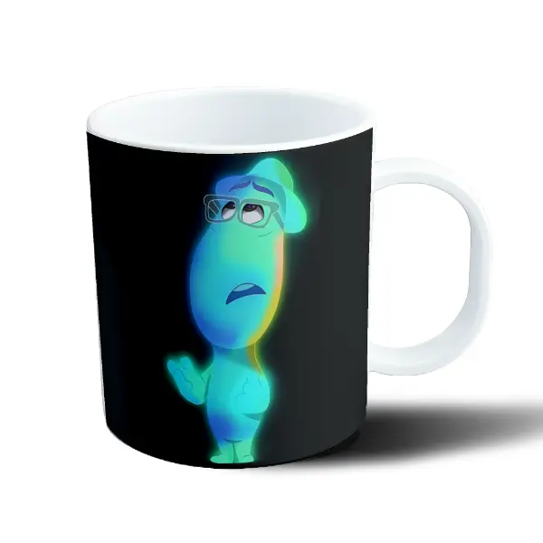 Taza de Plástico Soul Joe Gardner con Lentes y Sombrero