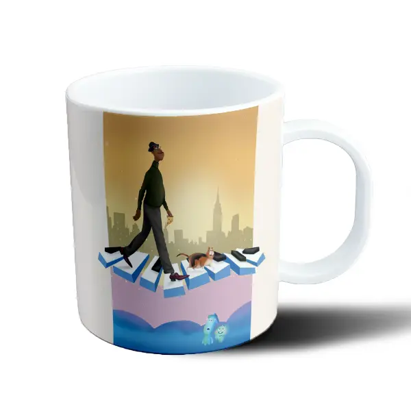 Taza de Plástico Soul Joe Gardner Teclas de Piano Gato