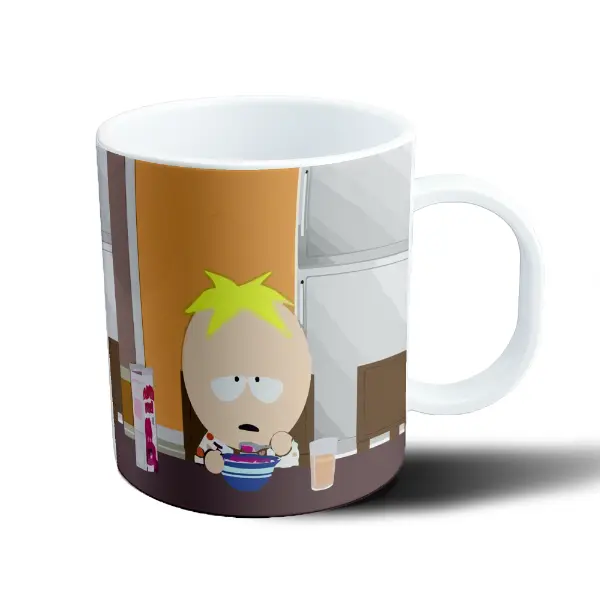 Taza de Plástico South Park Butters Desayunando