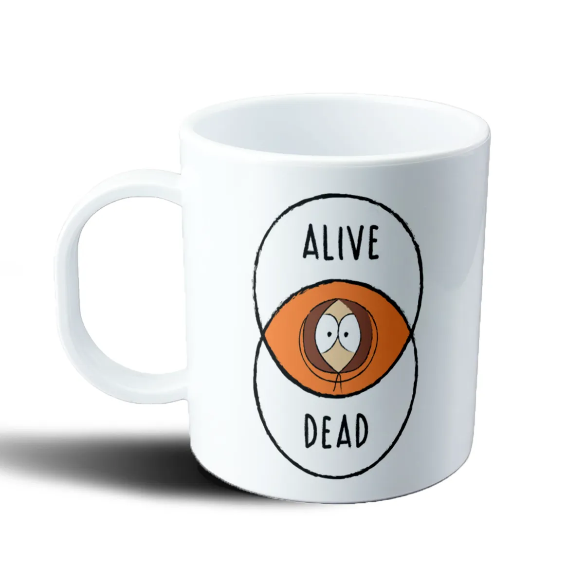 Taza de Plástico South Park Kenny Alive Dead - vista 2