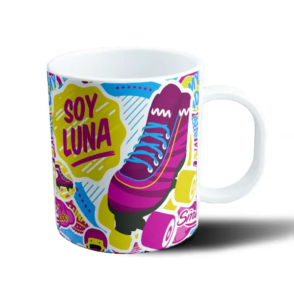Taza de Plástico Soy Luna Patines