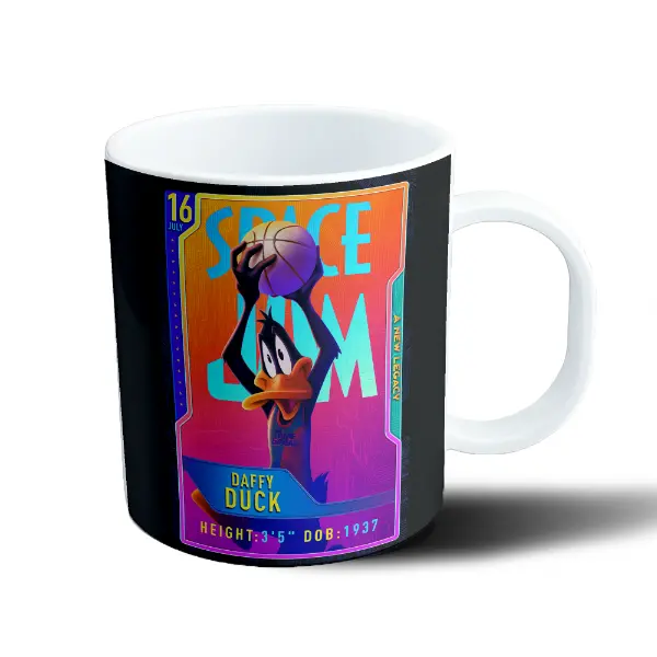 Taza de Plástico Space Jam Daffy Duck Tune Squad