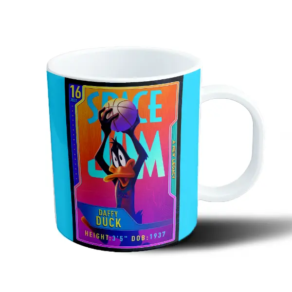 Taza de Plástico Space Jam Daffy Duck Tune Squad