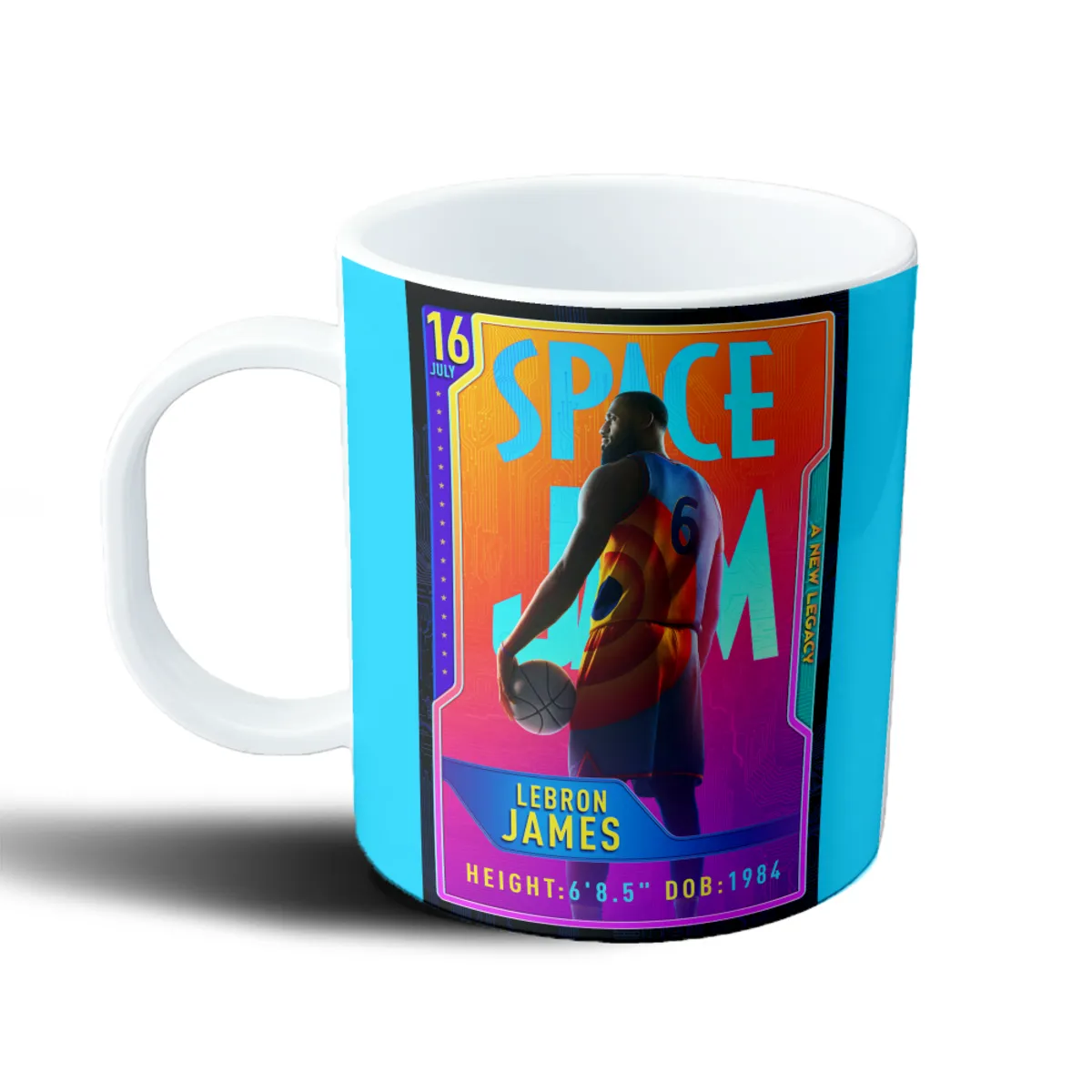 Taza de Plástico Space Jam LeBron James Carta Coleccionable - vista 2