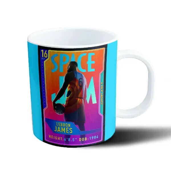 Taza de Plástico Space Jam LeBron James Carta Coleccionable