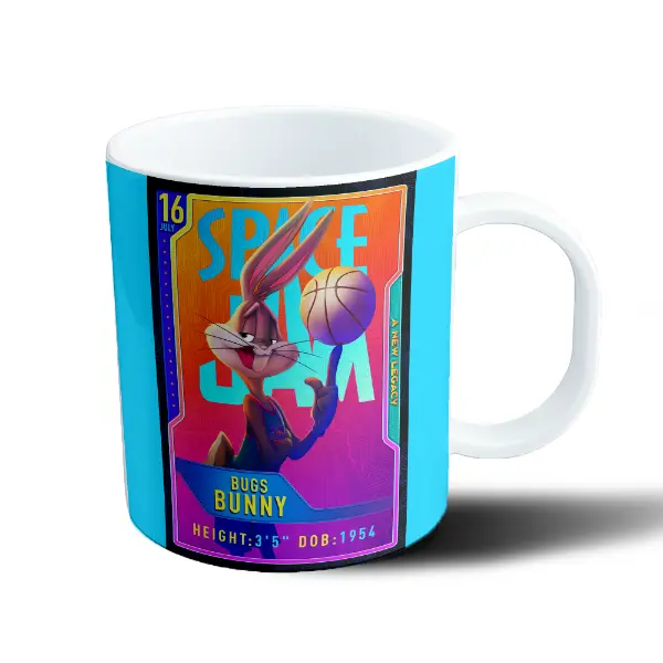 Taza de Plástico Space Jam Bugs Bunny Tune Squad