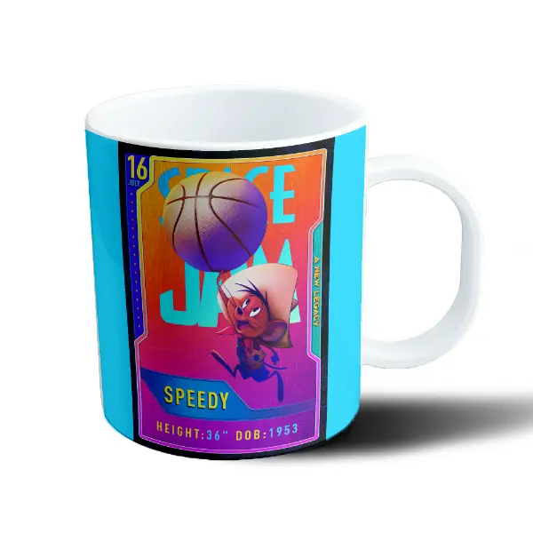 Taza de Plástico Space Jam Speedy Gonzales Tarjeta Coleccionable