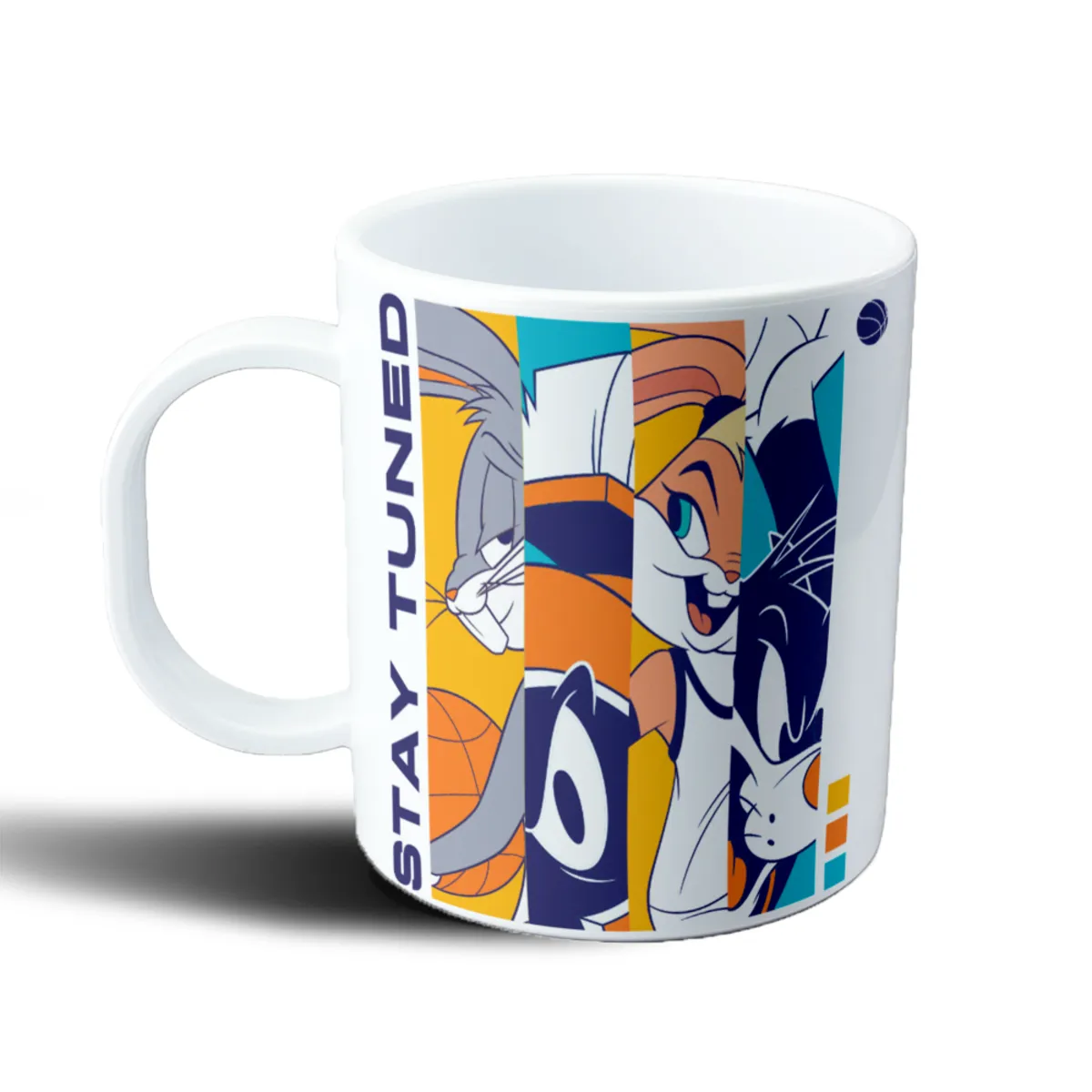 Taza de Plástico Space Jam Stay Tuned Bugs Lola Taz - vista 2