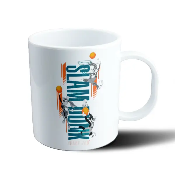 Taza de Plástico Space Jam Looney Tunes Slam Dunk