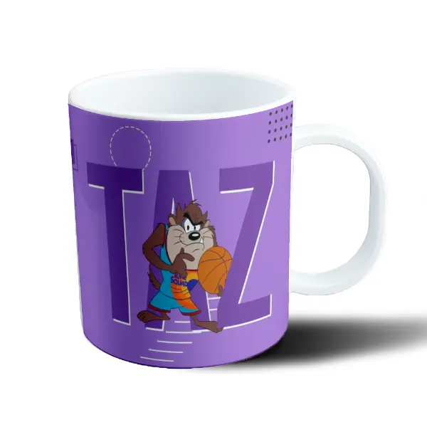 Taza de Plástico Space Jam Taz Tune Squad
