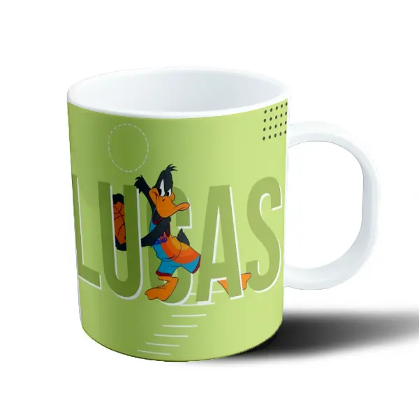 Taza de Plástico Space Jam Lucas Pato Tune Squad