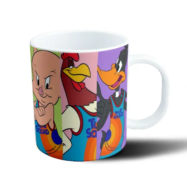 Taza de Plástico Space Jam Tune Squad Bugs Lola Sylvester
