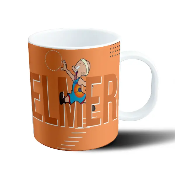 Taza de Plástico Space Jam Tune Squad Personaje Naranja