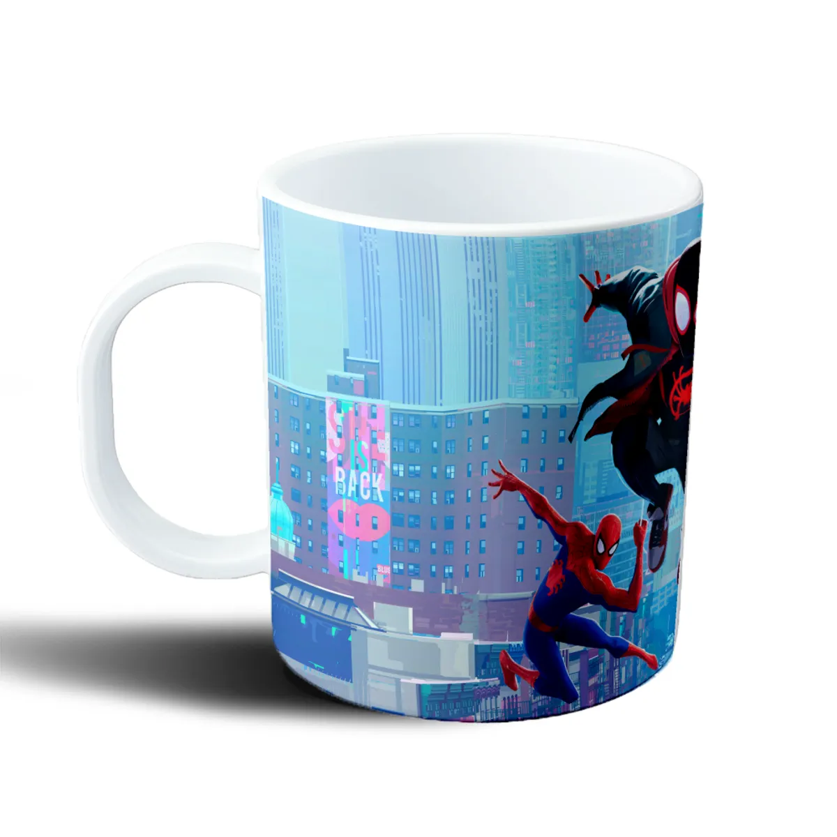 Taza de Plástico Spiderman Into the Spider-Verse Miles Morales Peter Parker Gwen - vista 2